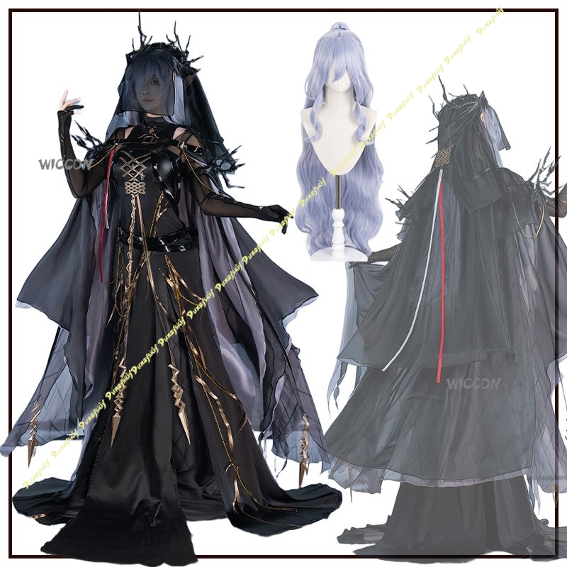 Anime Cosplay Black Girl - Cosplay Costumes Arknights Laqeramaline Duqa Convalliss