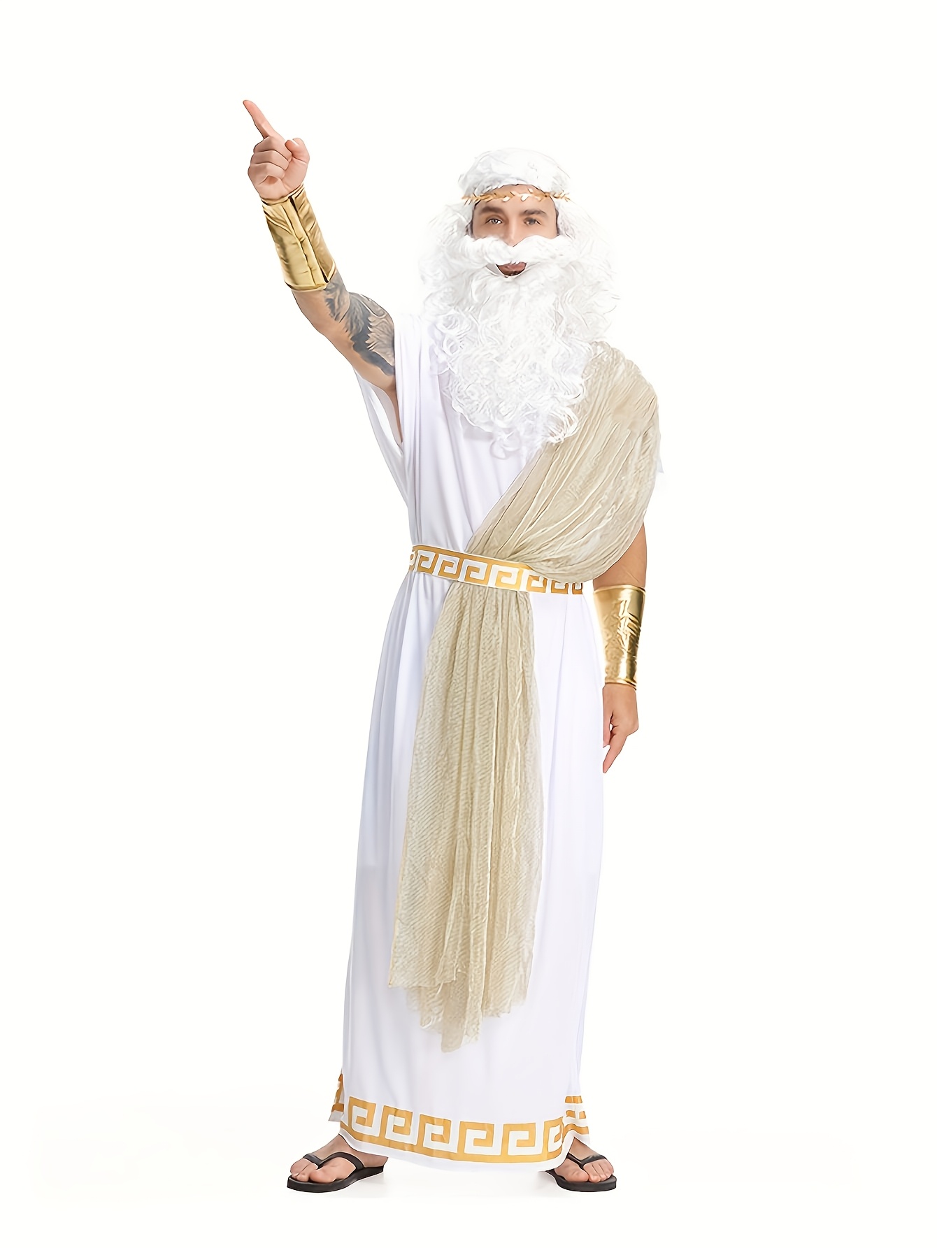 Anime Cosplay And Costumes - Men Zeus Greek God Costume Ancient