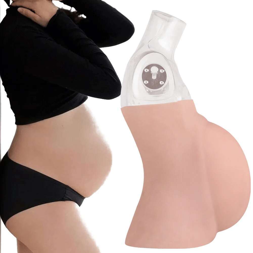 Anime Cosplay Pregnant - No Mudline Pregnant Belly False Pregnant