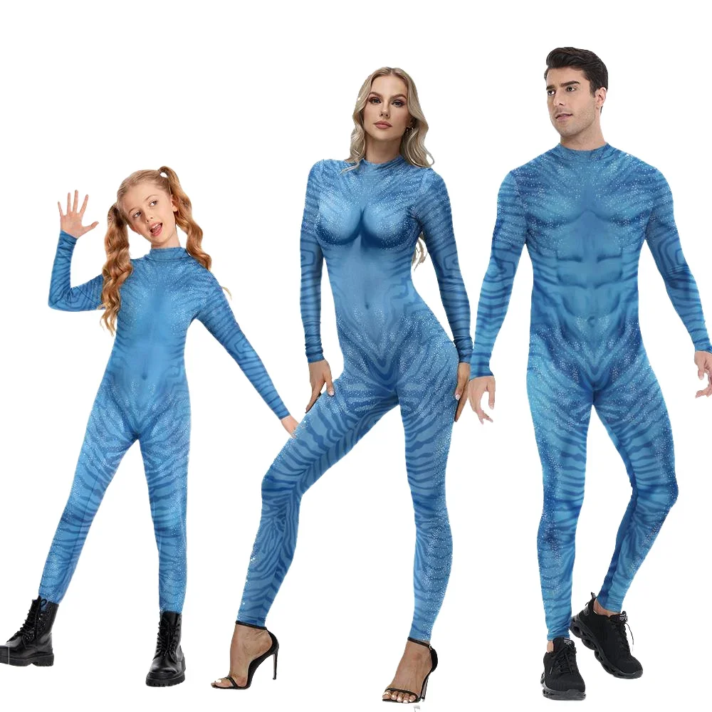 Cosplay Avatar Anime - Avatar Family Matching Outfits Movie Avatar