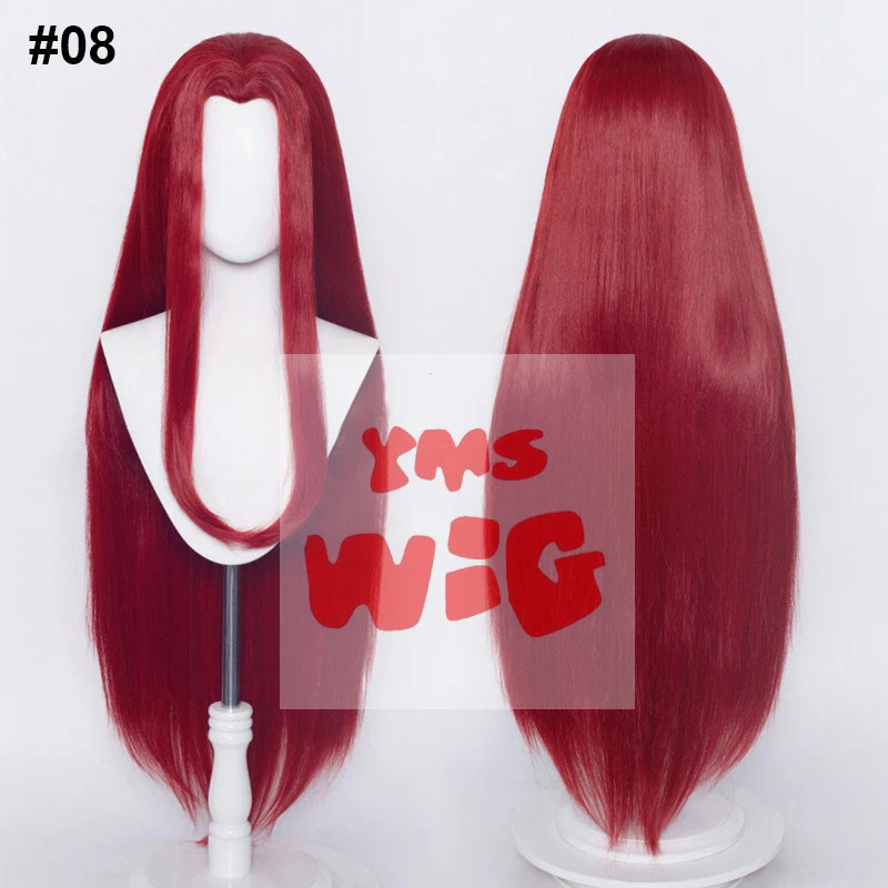 CyYMS WIG Synthetic Hair 100cm - Anime Cosplay With Red Hair 评论和价格