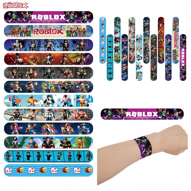 12/24Pcs Roblox Game Elasticit - Anime Cosplay Roblox 评论和价格