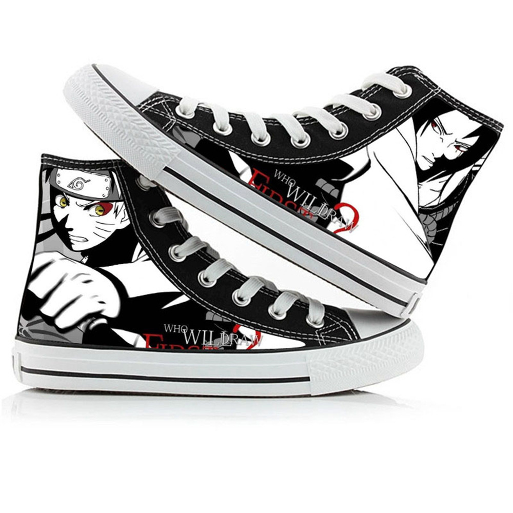 Naruto Uzumaki High-Top Canvas - Anime Cosplay Ideas Girl 评论和价格