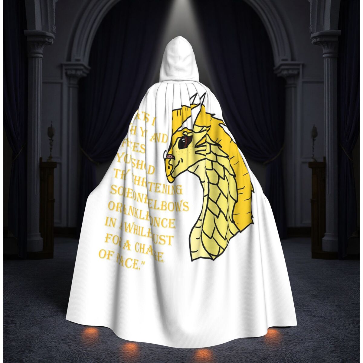 Qibli Quote Long Hooded Cloak  - Anime Cosplay Quotes 评论和价格