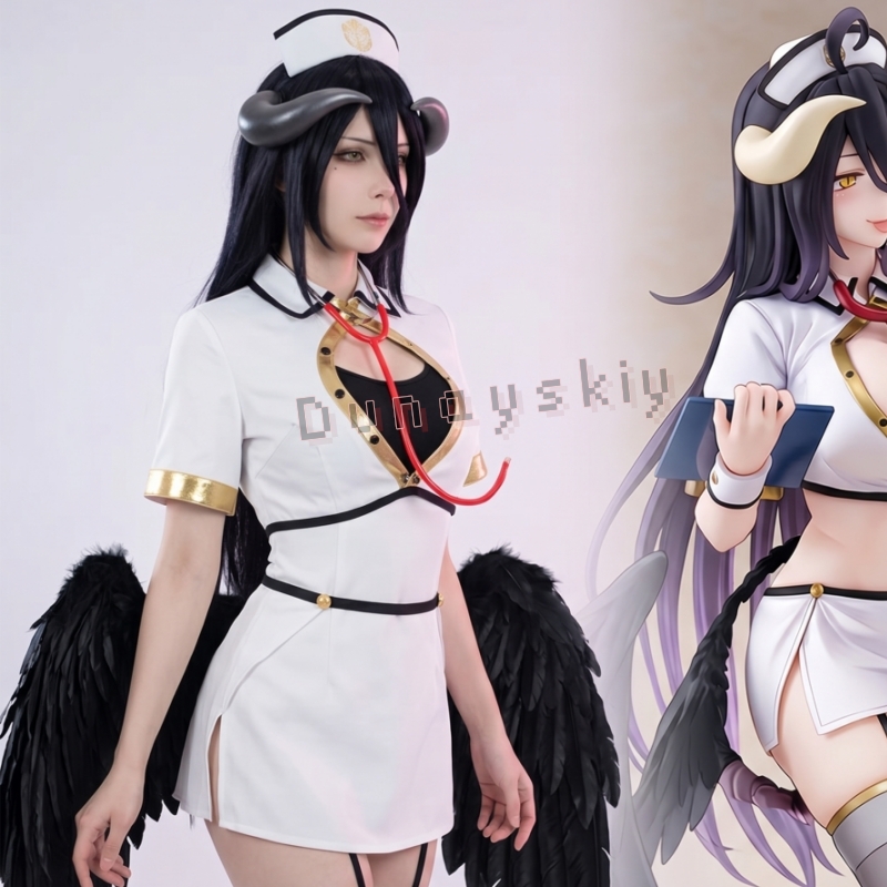 OVERLORD Albedo Gothic Angel N - Anime Cosplay Albedo 评论和价格
