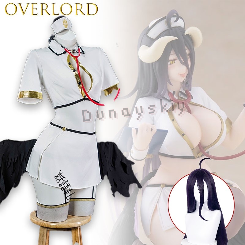 OVERLORD Albedo Gothic Angel N - Anime Cosplay Albedo 评论和价格