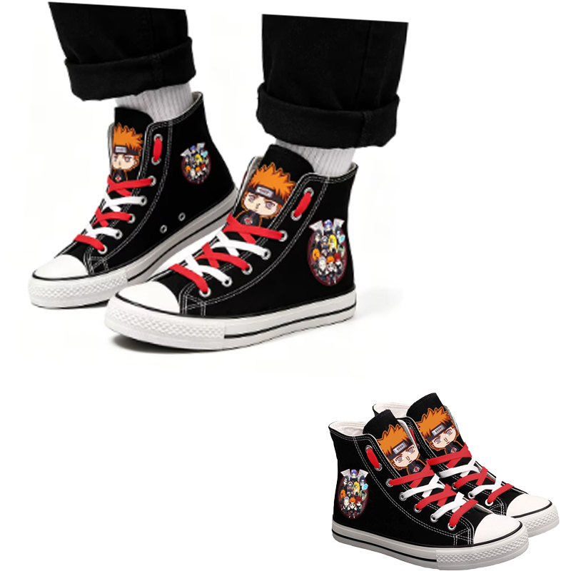 Naruto Uzumaki High-Top Canvas - Anime Cosplay Ideas Girl 评论和价格