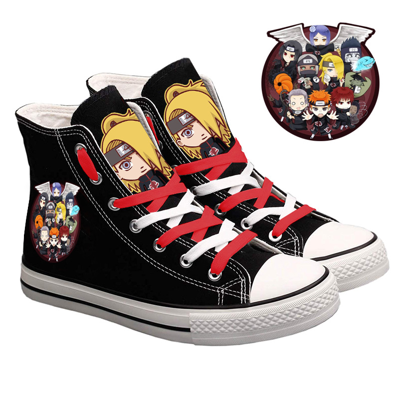 Naruto Uzumaki High-Top Canvas - Anime Cosplay Ideas Girl 评论和价格
