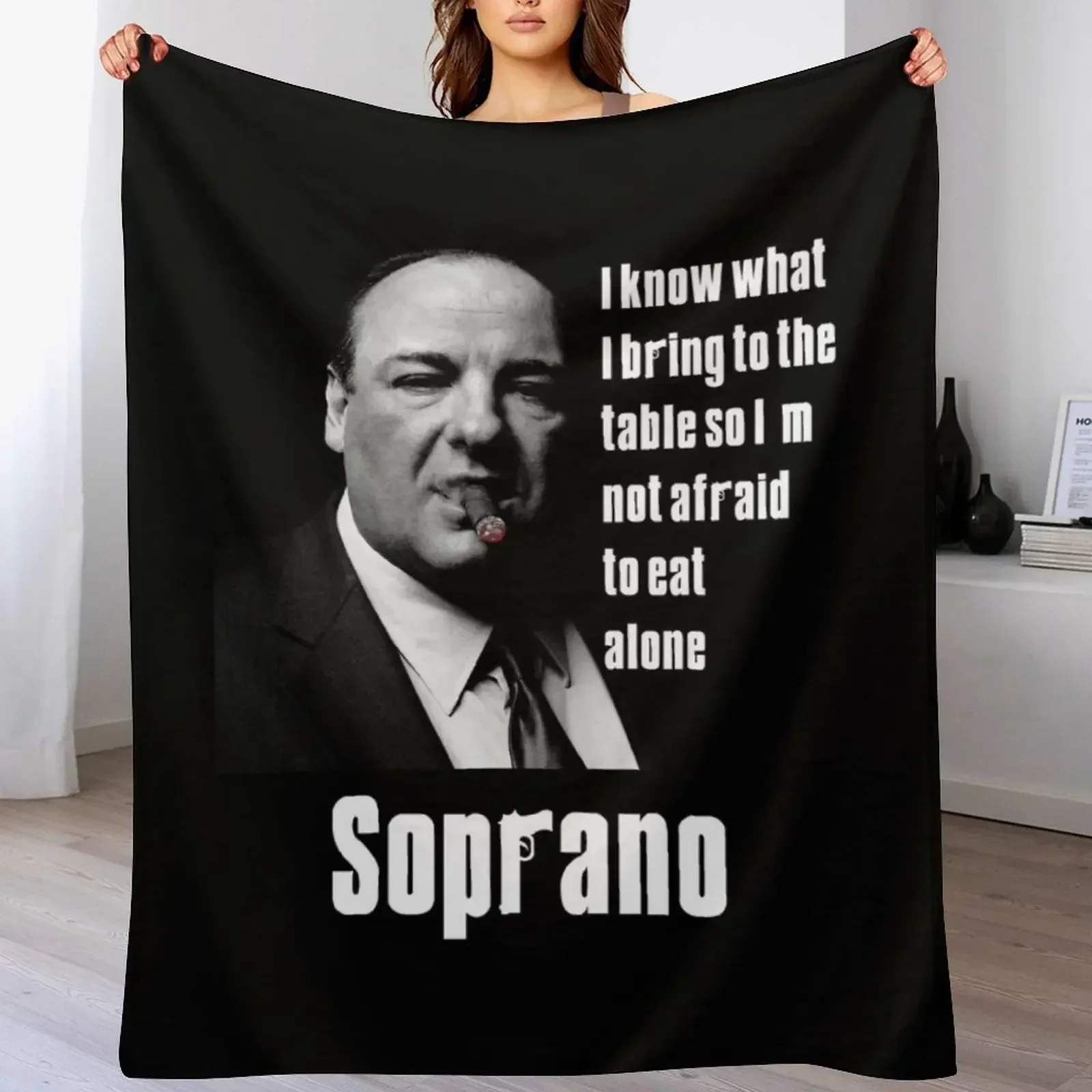 Tony Soprano cigar Quote Throw - Anime Cosplay Quotes 评论和价格