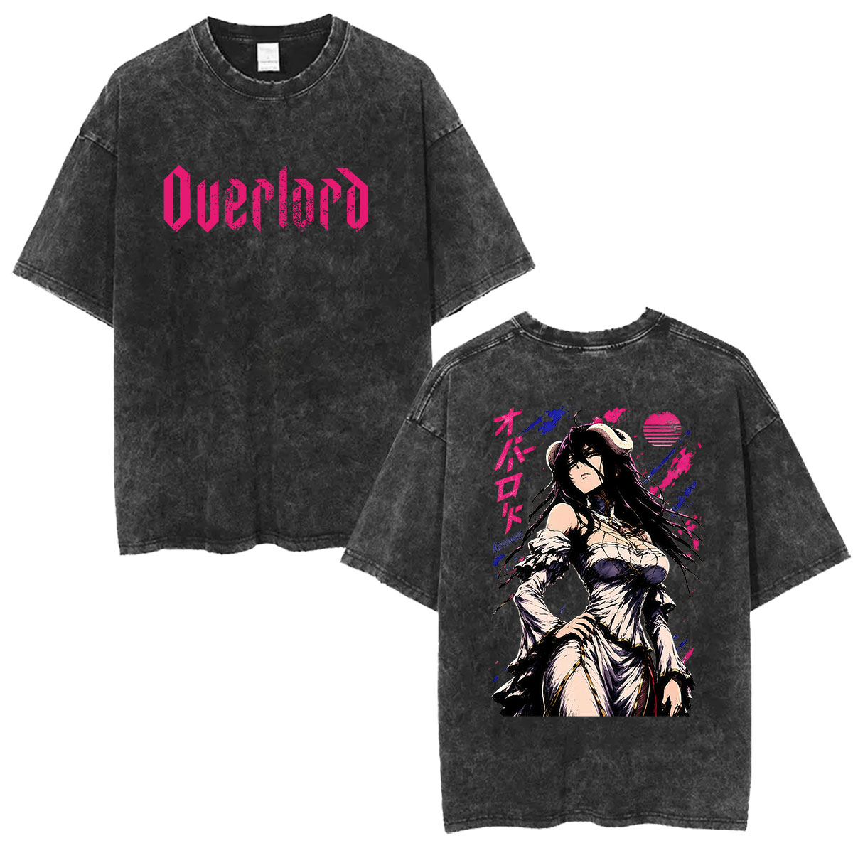 Vintage Washed Anime Overlord  - Anime Cosplay Albedo 评论和价格