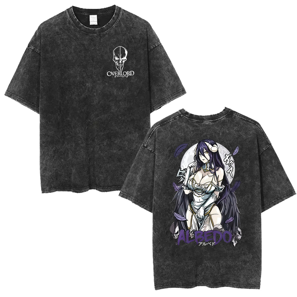 Vintage Washed Anime Overlord  - Anime Cosplay Albedo 评论和价格