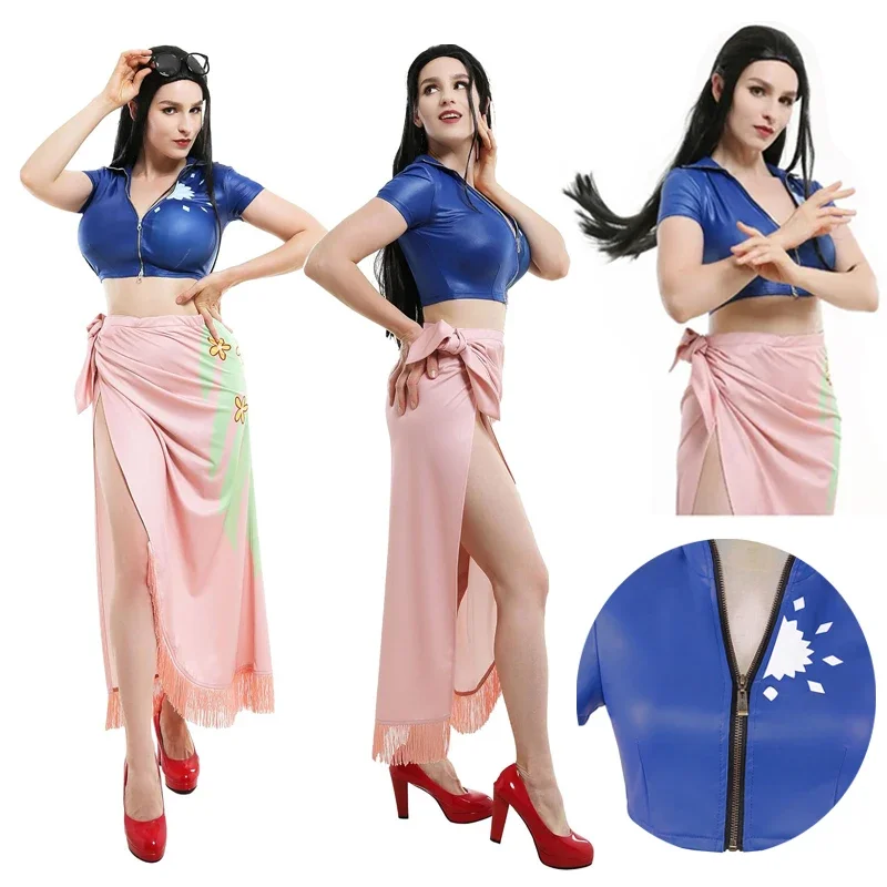 Nico Robin Cosplay Costume Dre - Anime Cosplay Yor 评论和价格