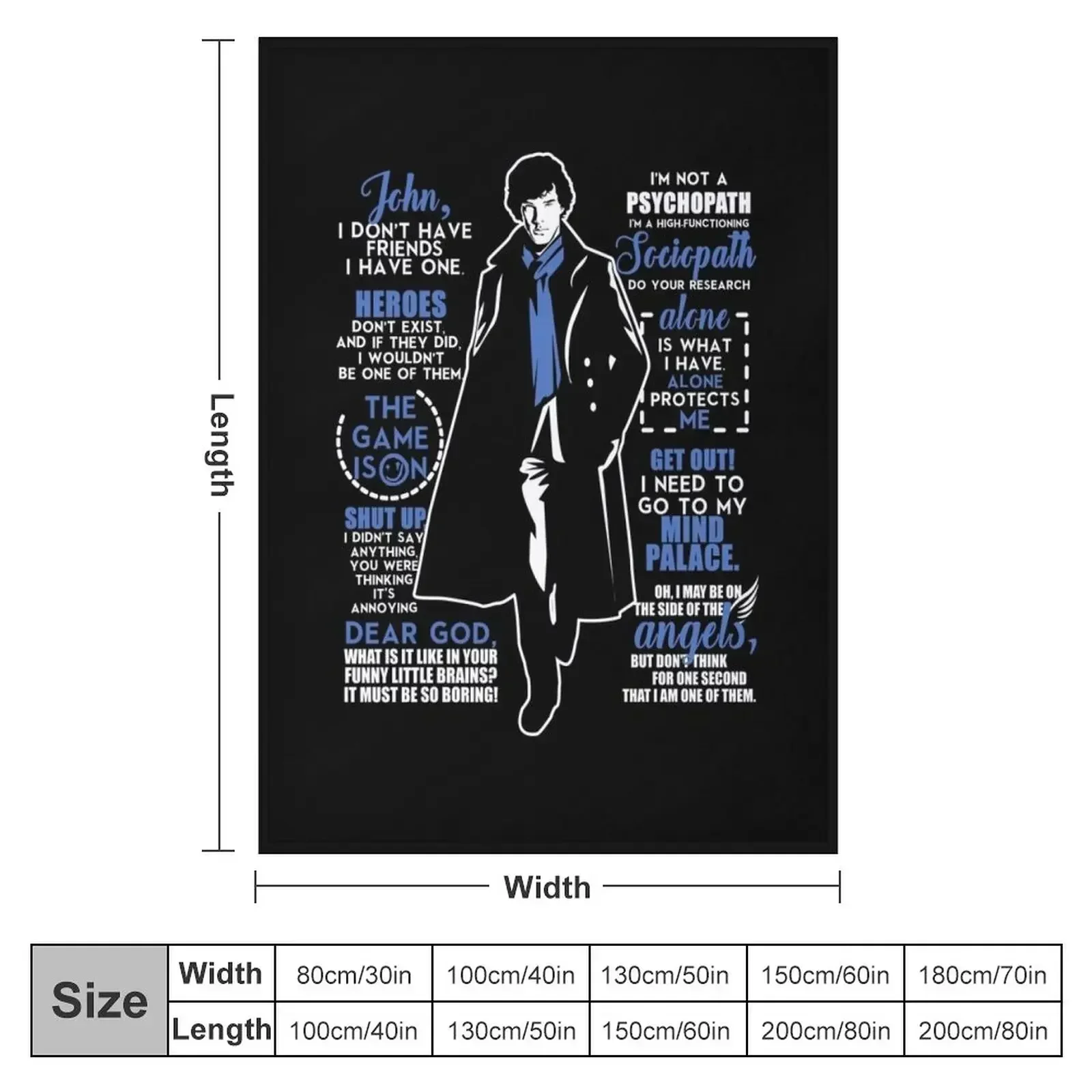 Quotes. V2.0 Throw Blanket val - Anime Cosplay Quotes 评论和价格