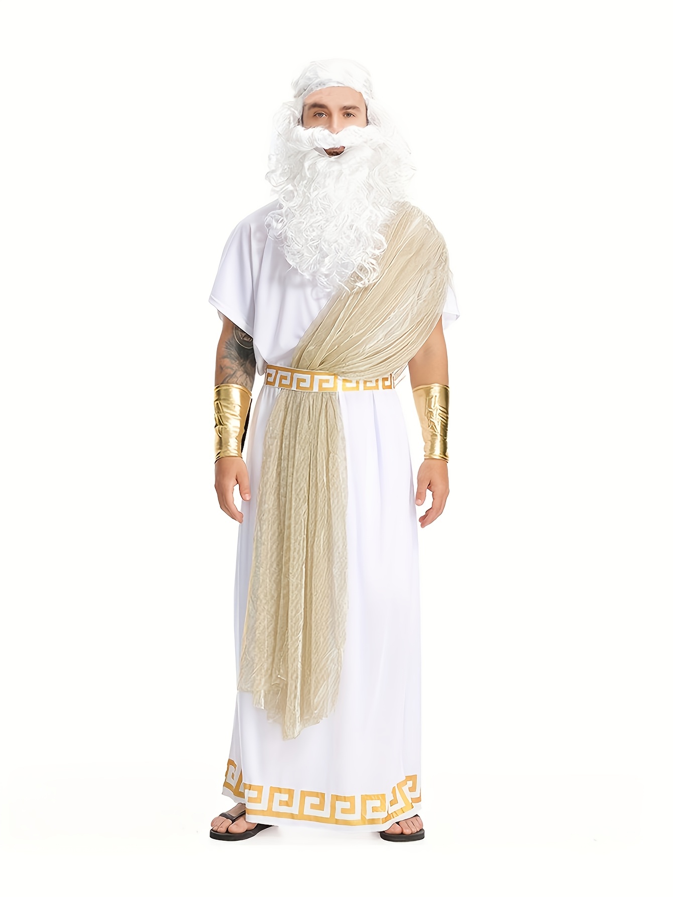 Men Zeus Greek God Costume Anc - Anime Cosplay And Costumes 评论和价格