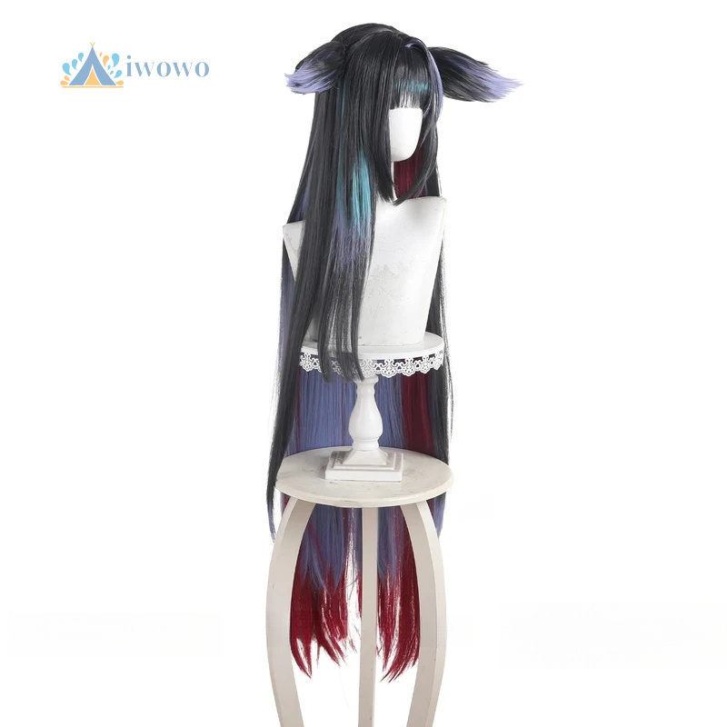 Arknights Mio Cosplay Wig Blac - Anime Cosplay Black Girl 评论和价格