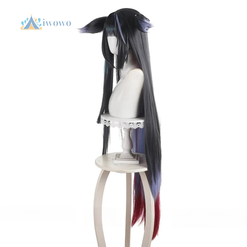 Arknights Mio Cosplay Wig Blac - Anime Cosplay Black Girl 评论和价格