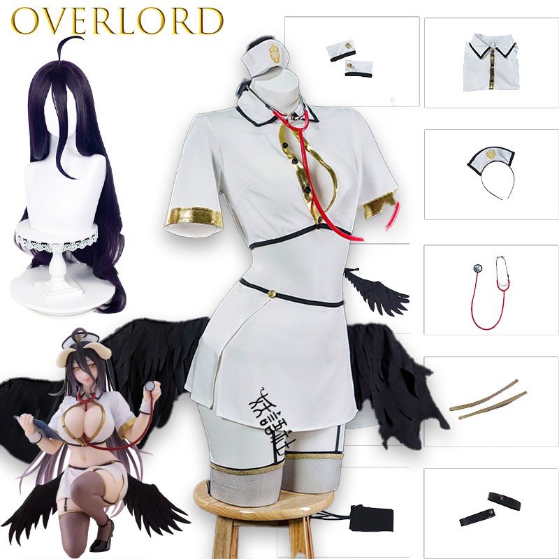 OVERLORD Albedo Nurse Cosplay  - Anime Cosplay Albedo 评论和价格