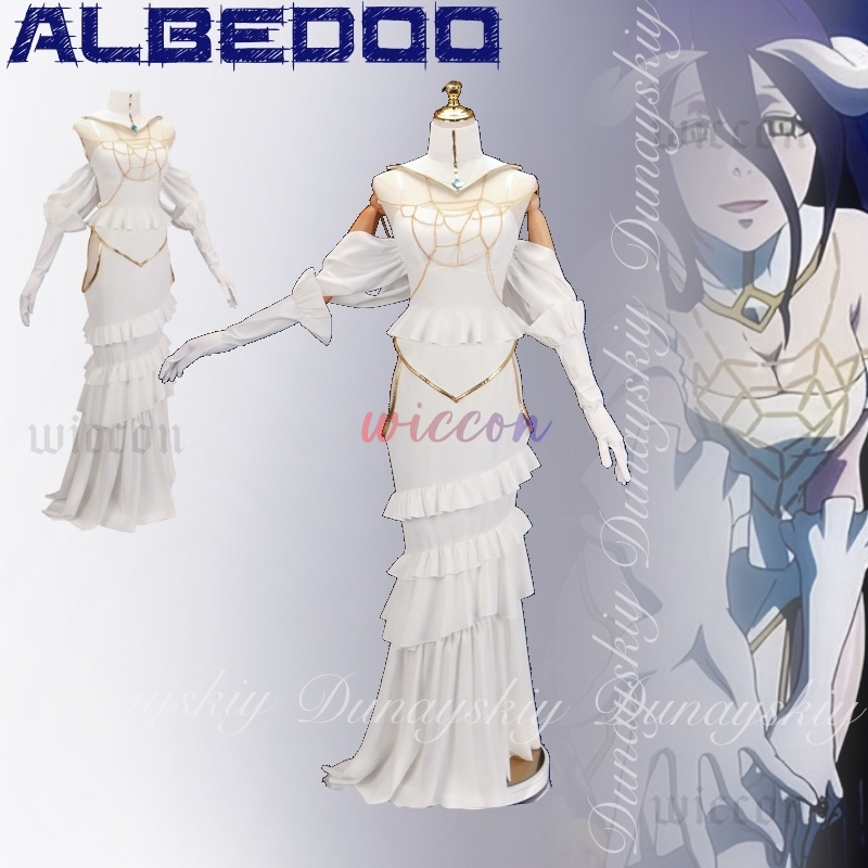 Overlord Albedo Cosplay White  - Anime Cosplay Albedo 评论和价格