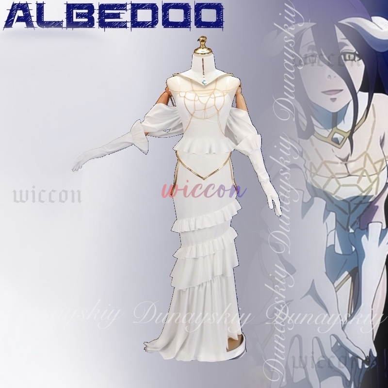 Overlord Albedo Cosplay White  - Anime Cosplay Albedo 评论和价格