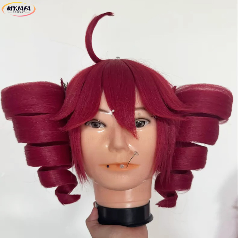 Anime Kasane Teto Cosplay Wig  - Anime Cosplay With Red Hair 评论和价格