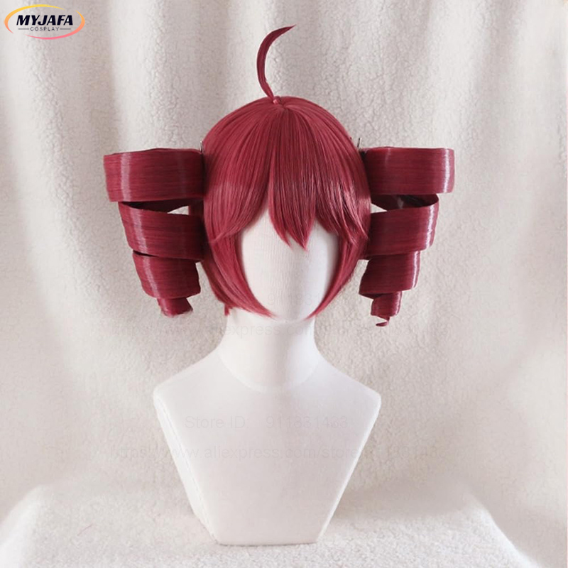 Anime Kasane Teto Cosplay Wig  - Anime Cosplay With Red Hair 评论和价格