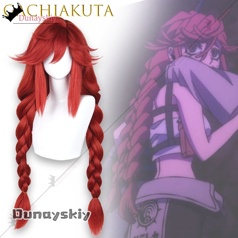 YiNuo@GACHIAKUTA Riyo Cosplay  - Anime Cosplay With Red Hair 评论和价格