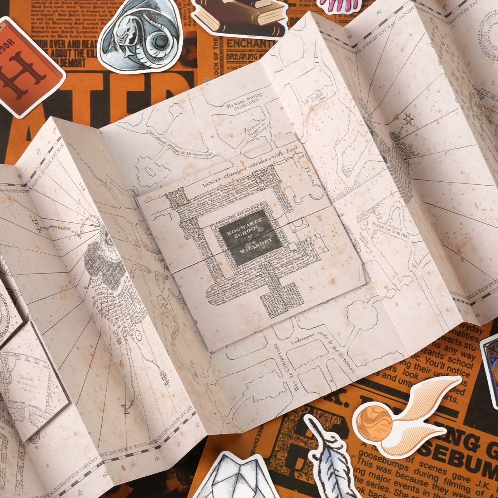 1PC Map Of The Marauder's Scho - Anime Cosplay And Costumes 评论和价格