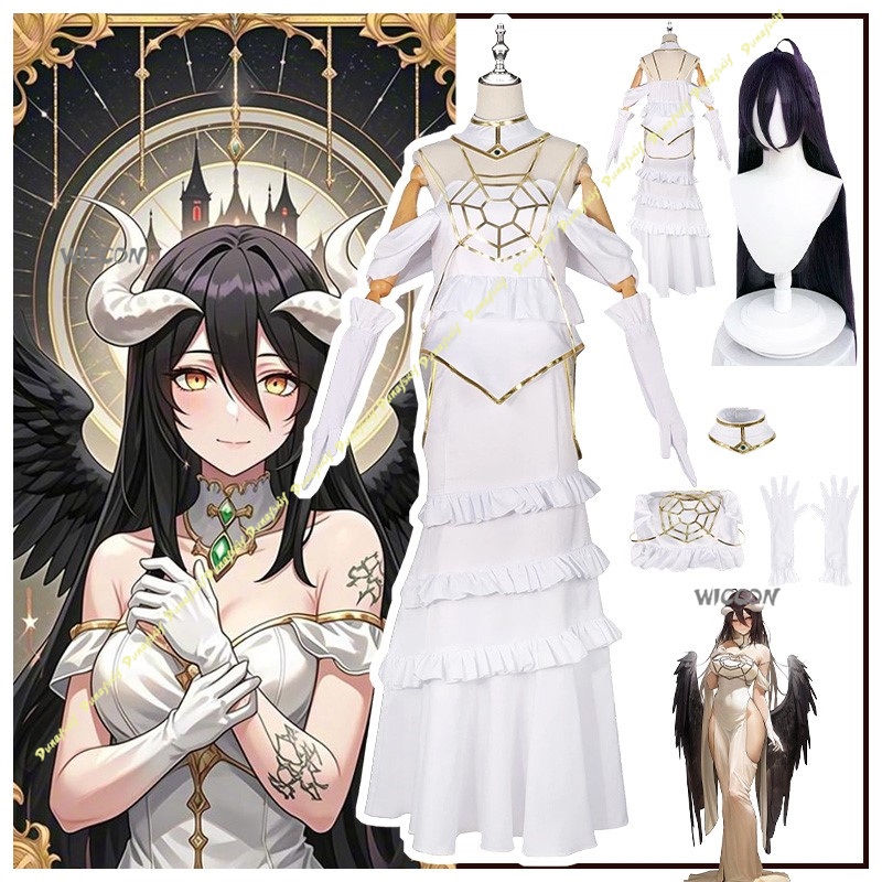 Cosplay Costumes Anime Over al - Anime Cosplay Albedo 评论和价格